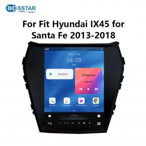 Vertical Screen Radio 10.4inch For Fit Hyundai lX45 For Santa Fe 2013-2018